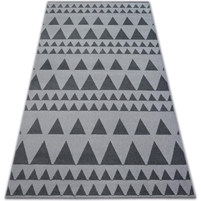Kleden Rugsx Tapijt SENSE Micro 81243 Drieho zilver/anthracytkl 160x230 cm