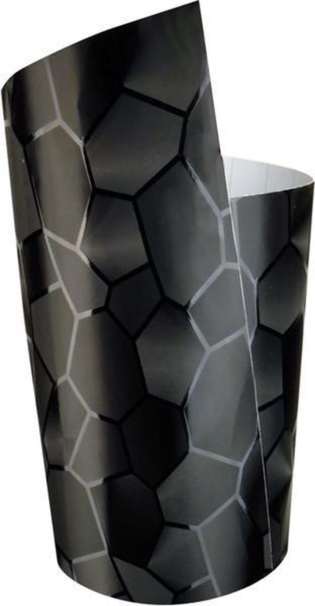 Foliatec Cockpit Designfolie Hexagon zwart-gestructureerd 50x50cm
