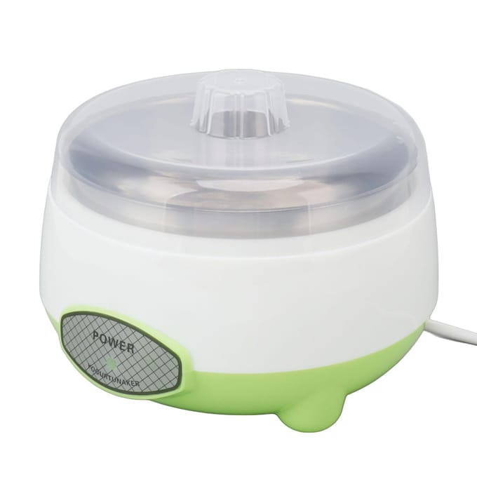 Machine à yaourt compacte en acier inoxydable pour yaourt fait maison Vert white