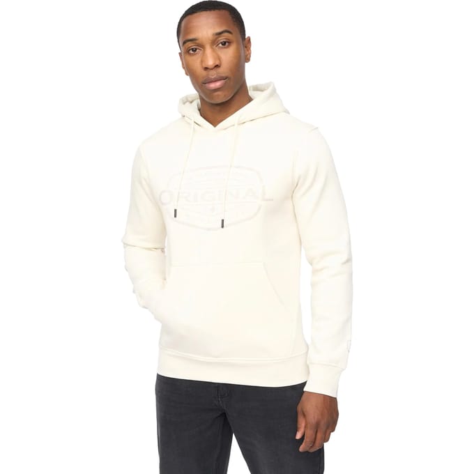 Crosshatch Heren Traptons Hoodie (Wit)