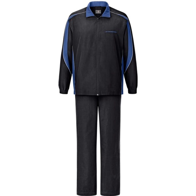 Jan Vanderstorm herren Vrijetijdspak - 64 - blauw - Plus Size