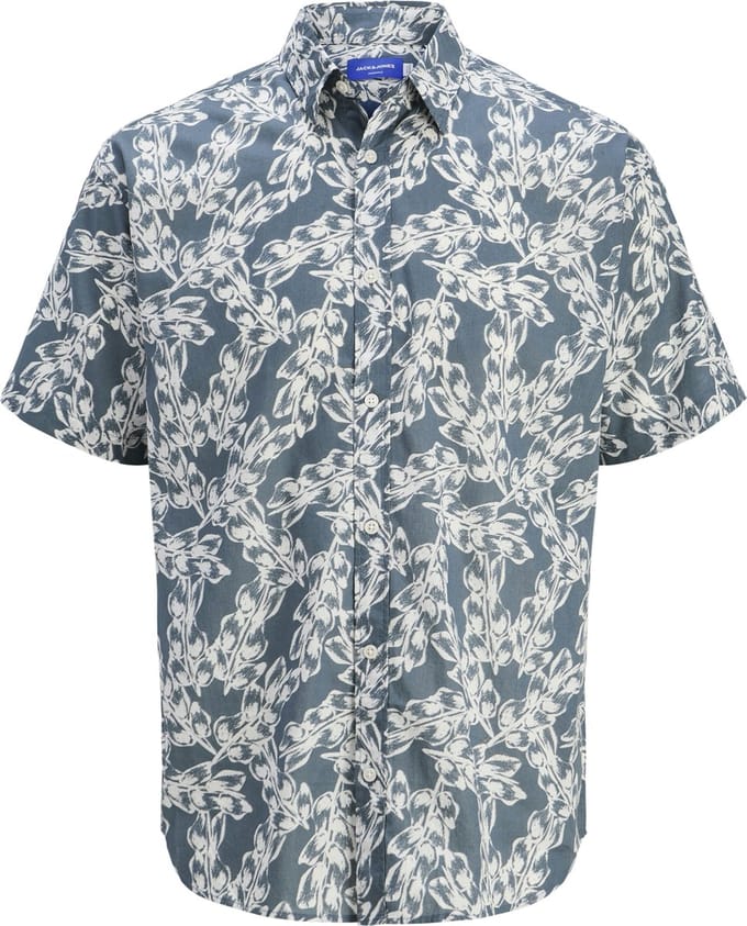 JACK&JONES - JORJOSHUA SPLIT AOP SHIRT SS LN - Heren - Overhemden