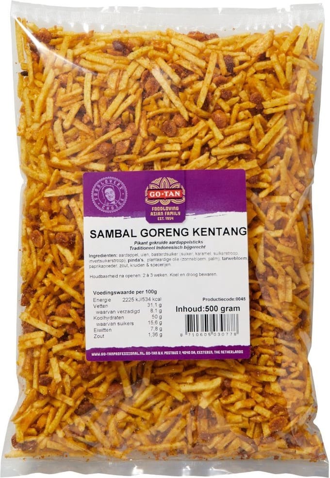 Go-Tan Sambal goreng kentang - Zak 500 gram