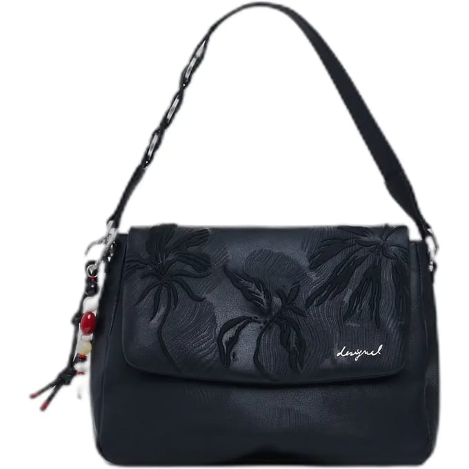 Desigual schoudertas rugzak Mirenis Posadas Shoulder Bag Black zwart