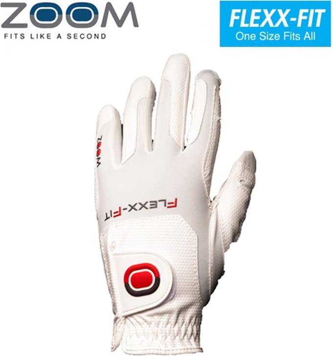 Zoom Tour Cabretta Leren Golfhandschoen, wit