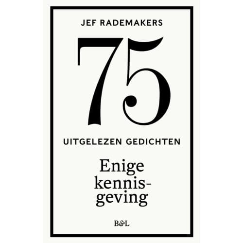 Enige Kennisgeving - Jef Rademakers