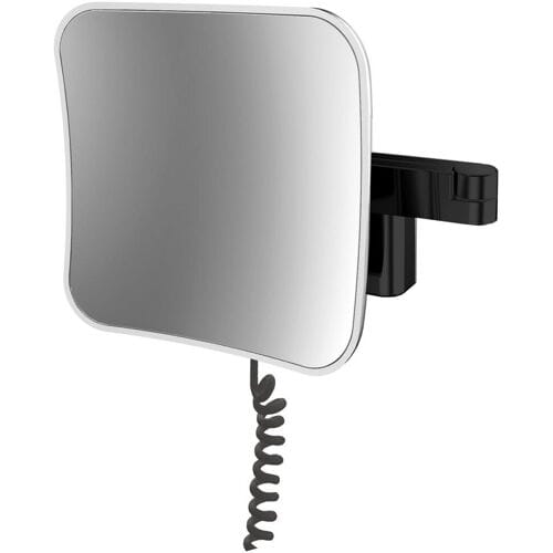 Emco Evo LED shaving and vanity mirror wall model with 5x magnification, square 109513351