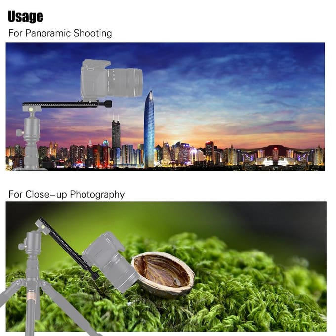 140 mm snelontgrendelingsplaathouder voor statief-monopod-balhoofdcamera 140mm black