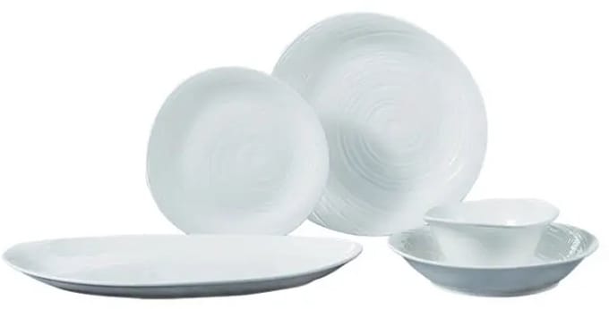 Bricard Revel Serviesset - 25-delig - Wit - Porselein