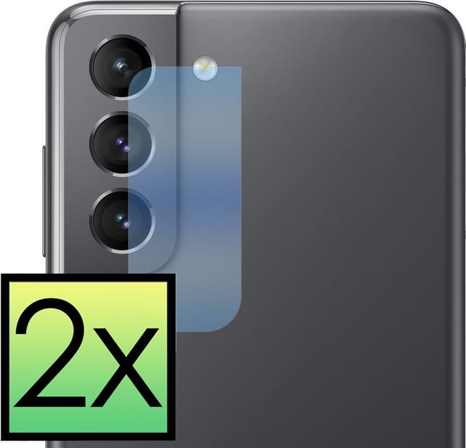 Camera Lens Protector - 2 Stuks - Geschikt voor Samsung Galaxy S21 Plus - Camera Screenprotector - Beschermglas - Gehard Glas - Tempered Glass - Screen Protector