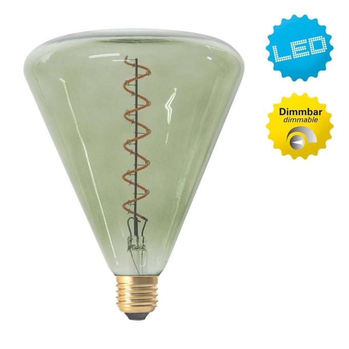 Näve LED lamp Dilly E27 4W 2200K dimbaar, groen getint