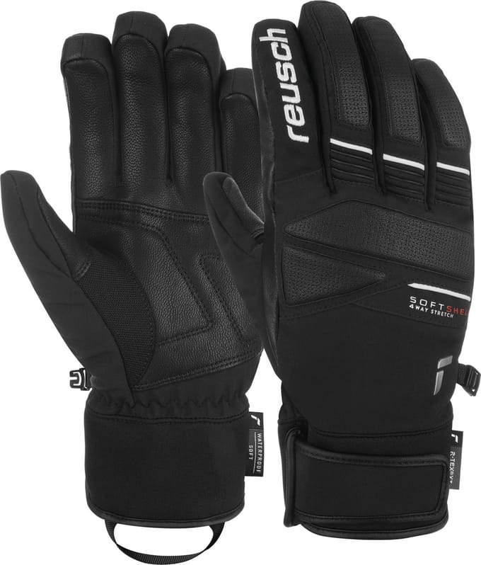 Reusch Reusch Thunder R-TEX® XT Unisex Wintersporthandschoenen - Zwart - Wit