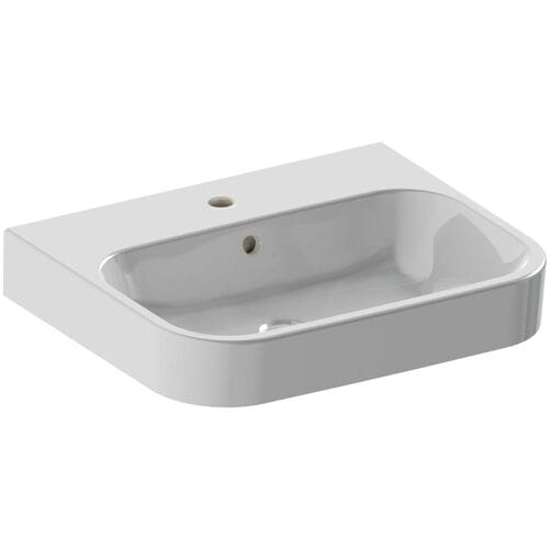 Duravit Happy D.2 - Waskom op blad 60x46 cm, 1 kraangat, alpine wit 2315600000