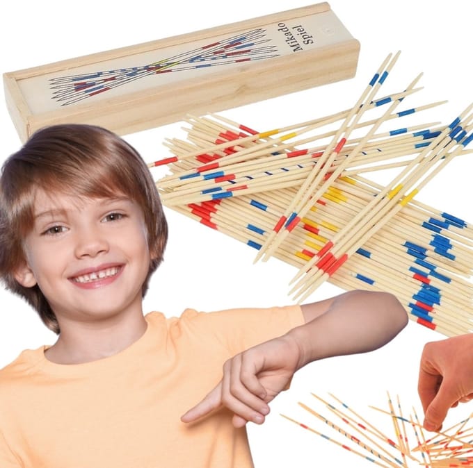 Woopie Houten Mikado Plectrums In Doos 41 St. - UNI
