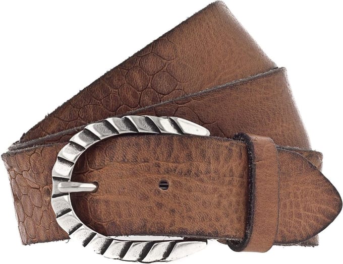 b.belt riem Sofia Ledergürtel W75 Mid Brown bruine