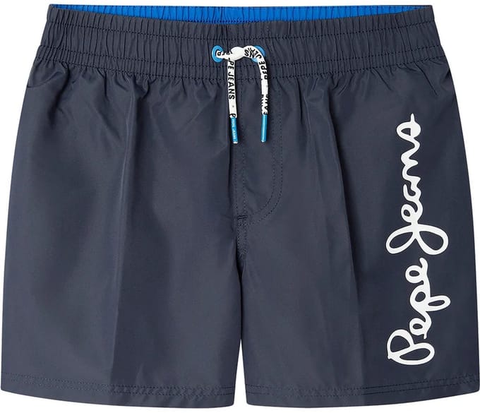 Pepe Jeans Logo Zwembroek Blauw 8 Years Jongen