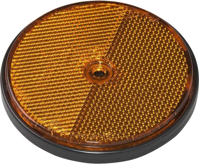 ProPlus Reflector met Schroefbevestiging - Ø 80 mm - Oranje