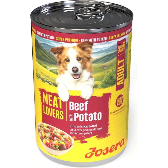 Josera Meatlovers Menu 6 x 400 g - Rund & Aardappel (nieuw Design)