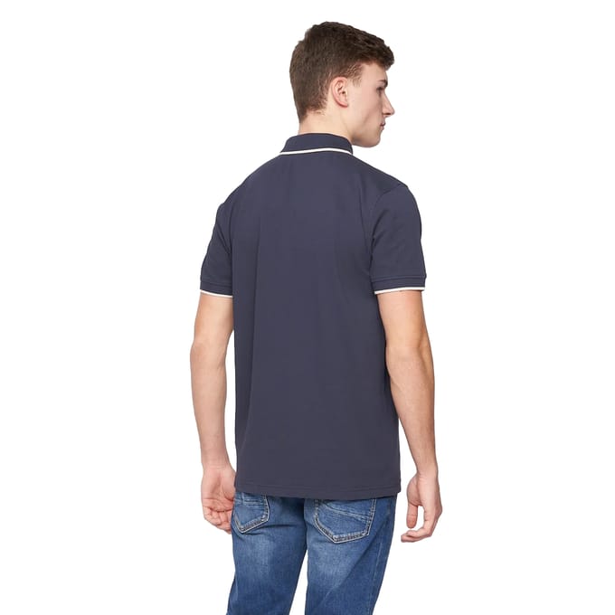 Duck and Cover Heren Wilkins Poloshirt (Marine)