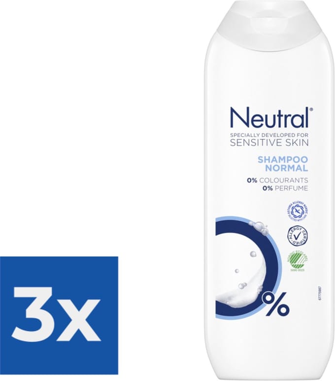 Neutral - Shampoo - Sensitive Skin - 250ml x 3