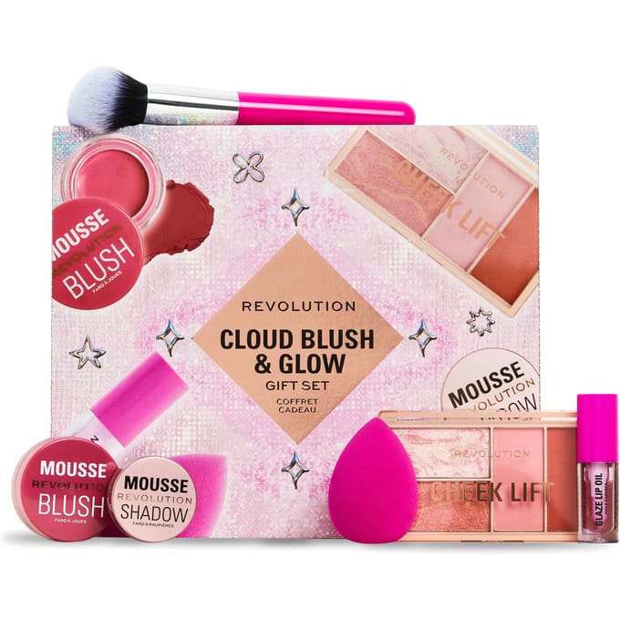 Revolution Cloud Blush And Glow Highlight Gift Set 6 st