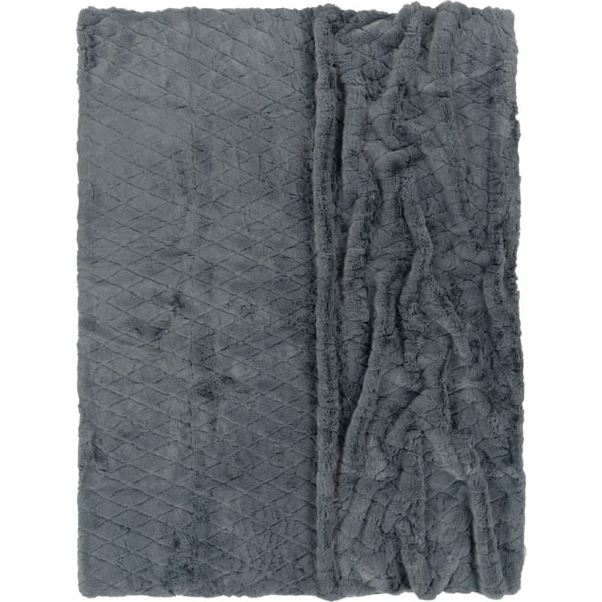 Zachte deken Arnia antraciet 150x200 cm
