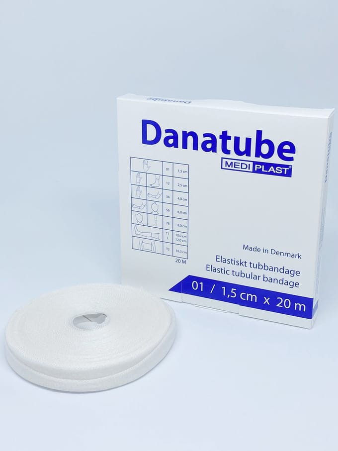 Danatube bamboe Elastisch Buisverband 1,5cm x 20m - Vingers en Tenen