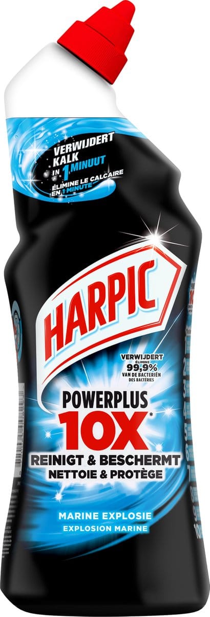 Harpic PowerPlus - Toiletreiniger - Gel - Marine Explosie - 750 ml