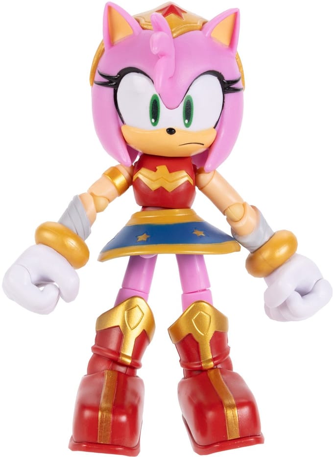 SONIC & DC 13 cm figuur Amy - Wonder Woman