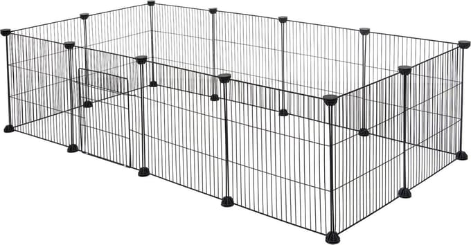 Knaagdierenren - Wit - Verstelbaar - Kleine Dieren - 142x53x71cm