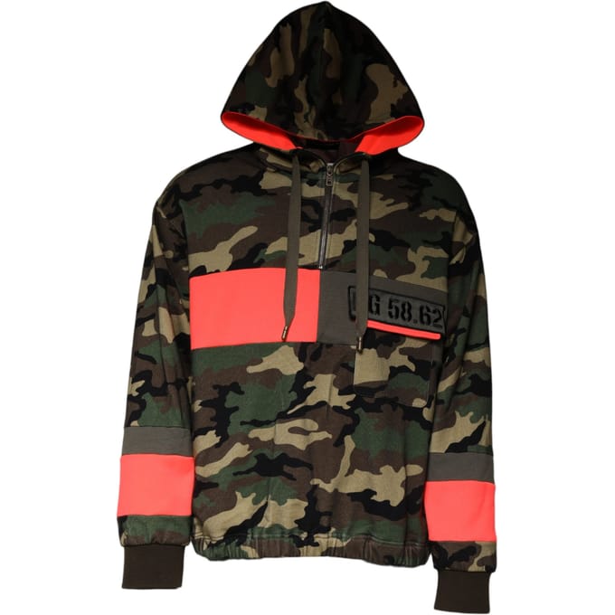 Camouflage Print Hoodie Tsh87049