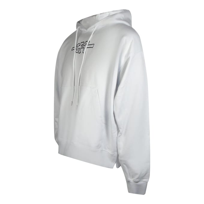 Off-white Off Line Skate Hoodie Wit