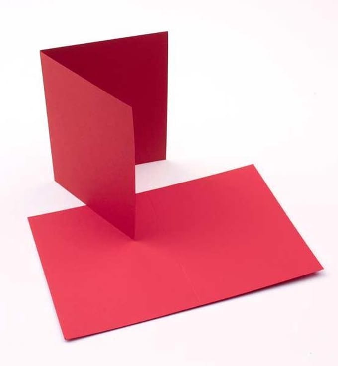Kaarten Rood 17,8x12,4cm (50 stuks)