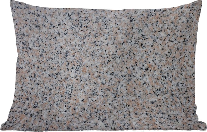 Buitenkussens - Tuin - Graniet - Structuren - Design - Steen - 50x30 cm