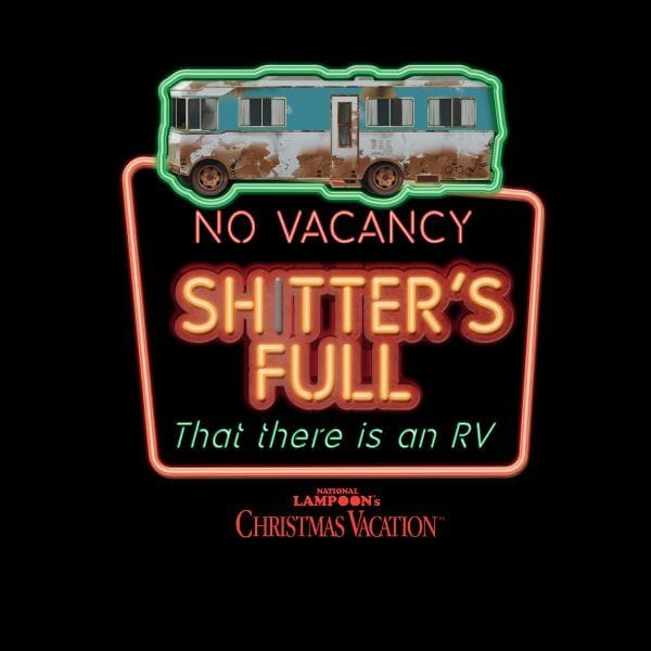 National Lampoon No Vacancy Women's Christmas T-Shirt - Black - M