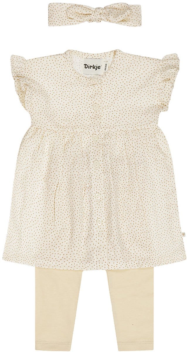Dirkje Meisjes Kledingset - Off-white