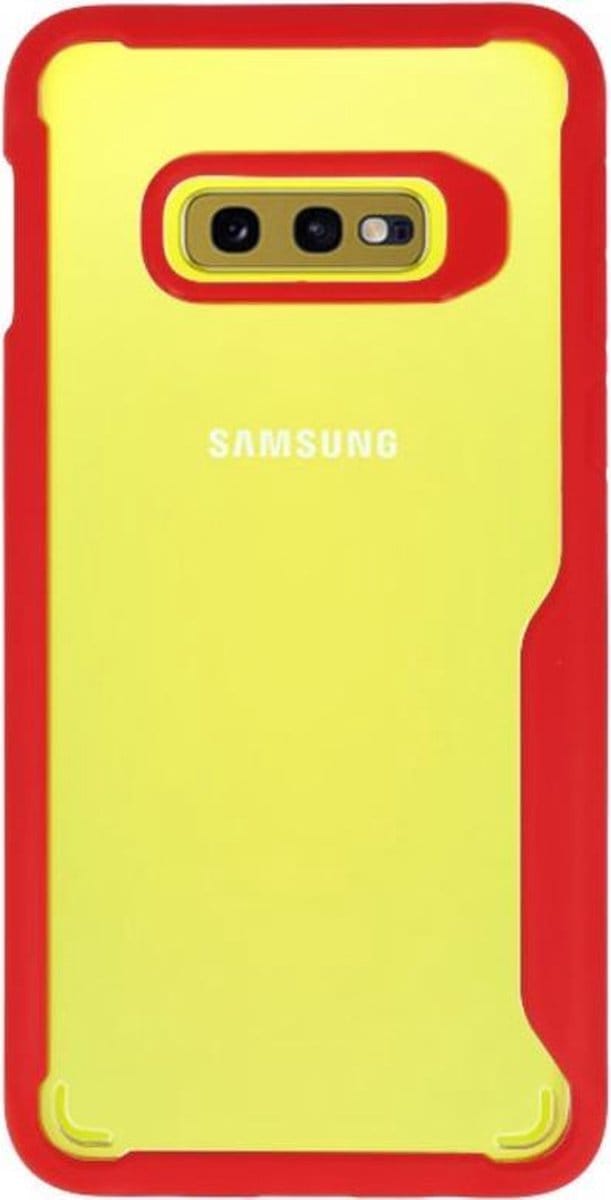 Rood Focus Transparant Hard Cases Samsung Galaxy S10e