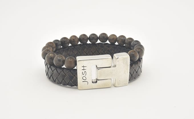 Josh-24966-Armband-Bruin-Heren-22,5cm