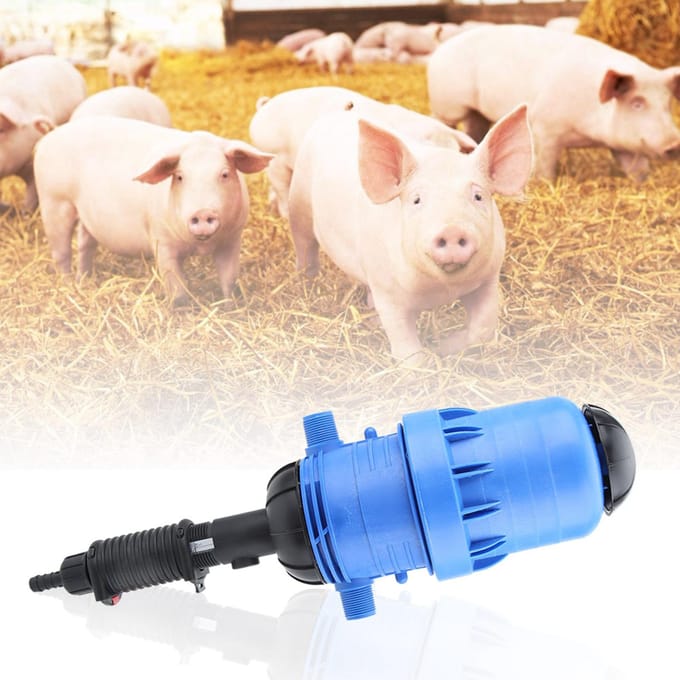 Chemische Meststof Injector Dispenser Proportioneerder Regelbare Doseerinrichting G3/4in (0.4?4procent ) blue
