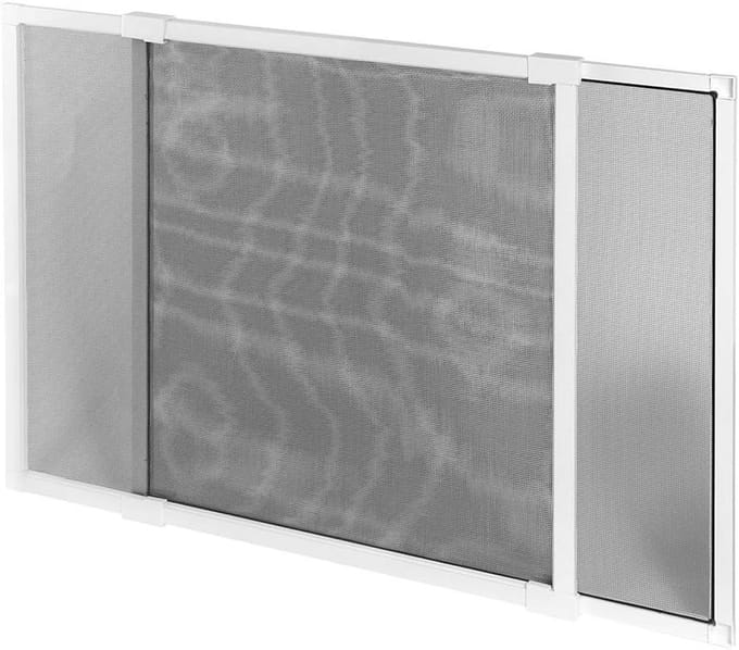 Verstelbaar Hordeur Horren Wit Aluminium Frame (Breedte 51 tot 95 cm)