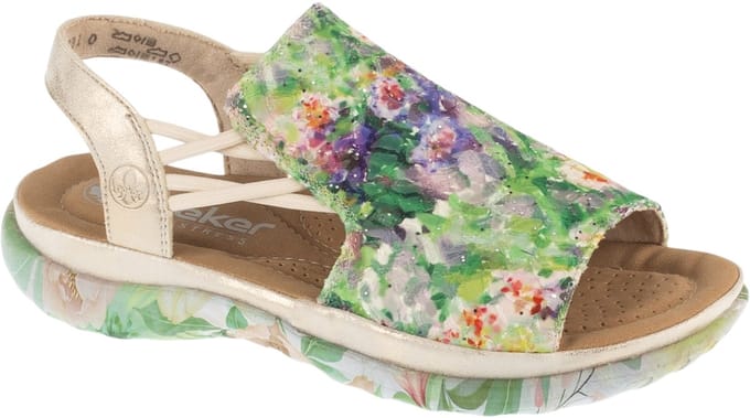 Rieker Sandals, Vrouwen, Veelkleurig, Sandalen, maat: 42