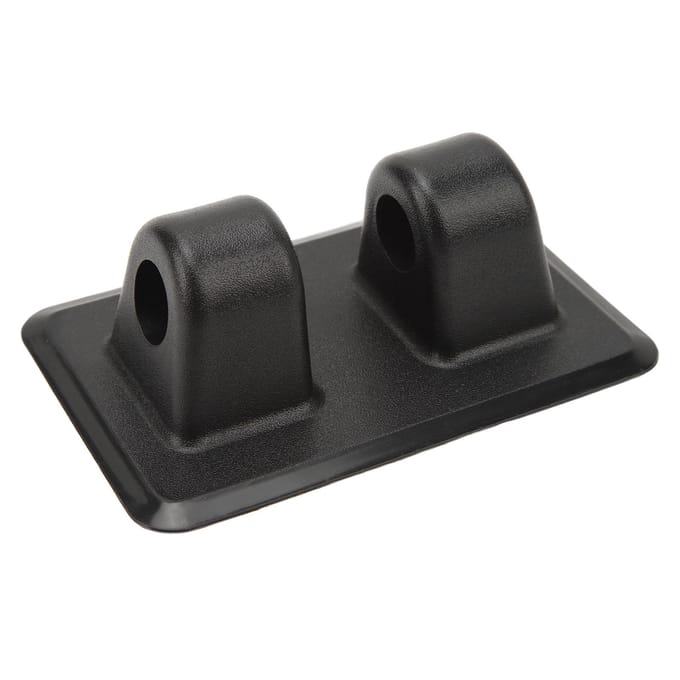 Patch d'ancrage en PVC Point d'attache Support d'ancrage fixe pour bateau Support d'ancrage pour bateaux gonflables Kayaks Annexe Noir noir