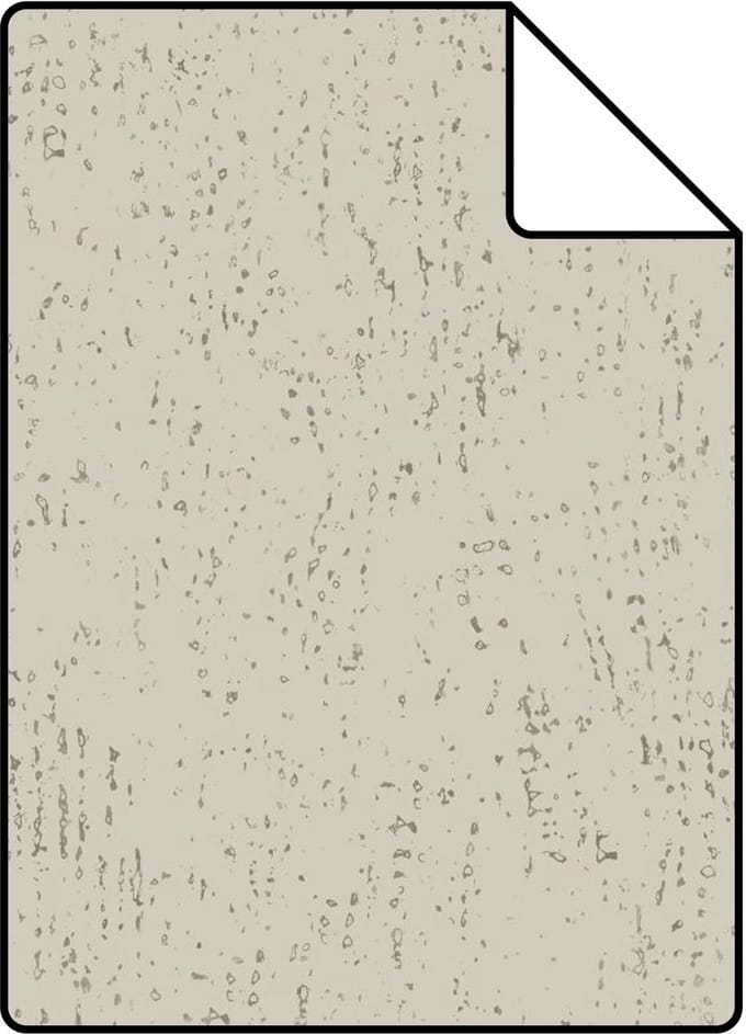 Proefstaal Origin Wallcoverings behang metaal-look warm zilver - 26,5 x 21 cm - 347612-S