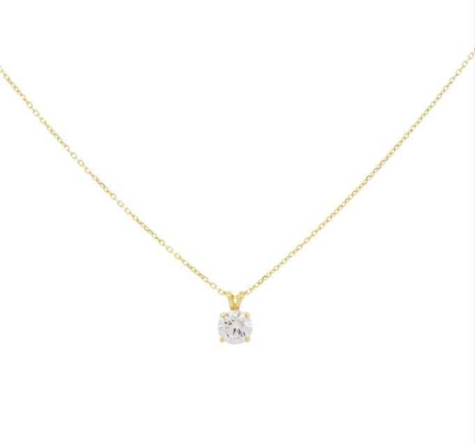 Di Lusso 14K Gouden HANGER – 0.40 ct Lab Grown Diamant