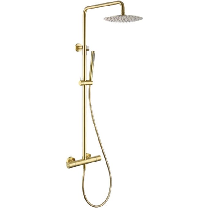 Vtw Living regendouche set met thermostatische mengkraan - 30 cm