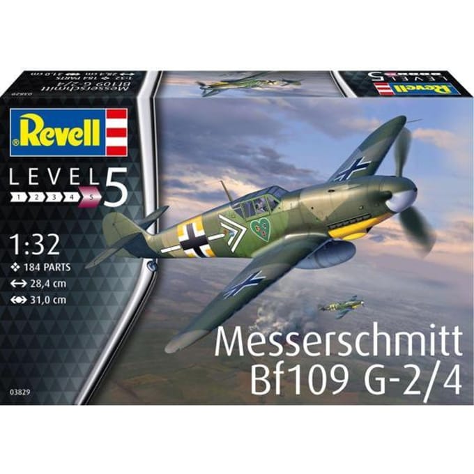 Revell 1/32 Messerschmitt Bf109G-2/4 Modelbouw Vliegtuigen