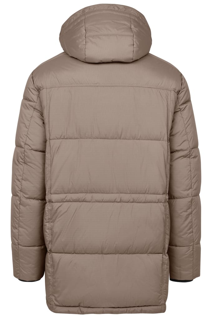 Bugatti Herren Gewatteerde parka met opstaande kraag