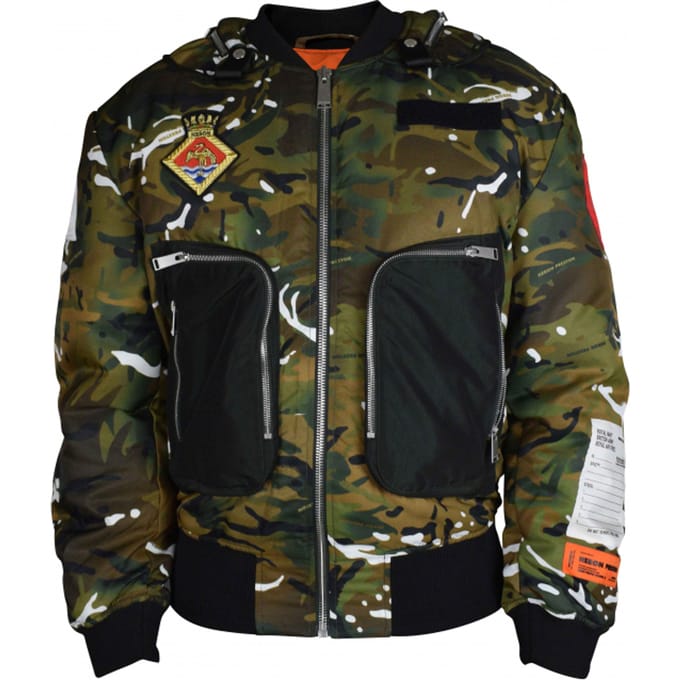 Heron Preston bomberjack kaki