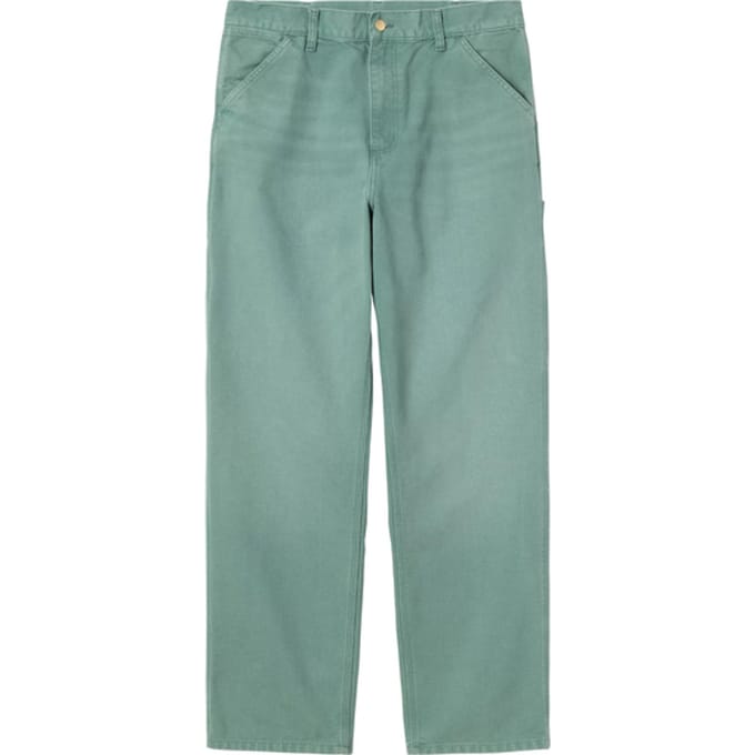 Carhartt Wip Single Knee Broek Zilver