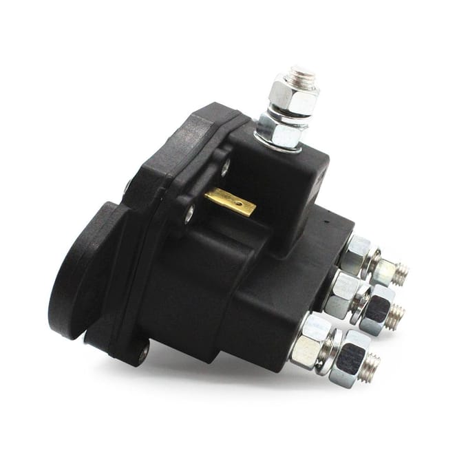 Relais Liermotor Omkeer Solenoïde Schakelaar 12 Volt black